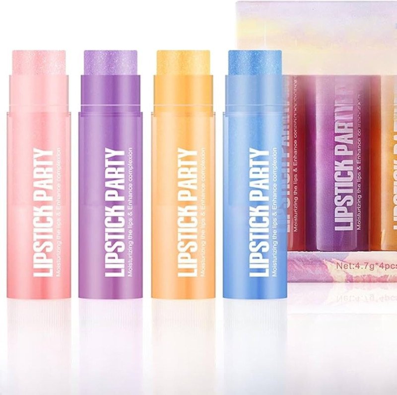 Gloss Lipstick Party Love Labela (Bte/4Ui)